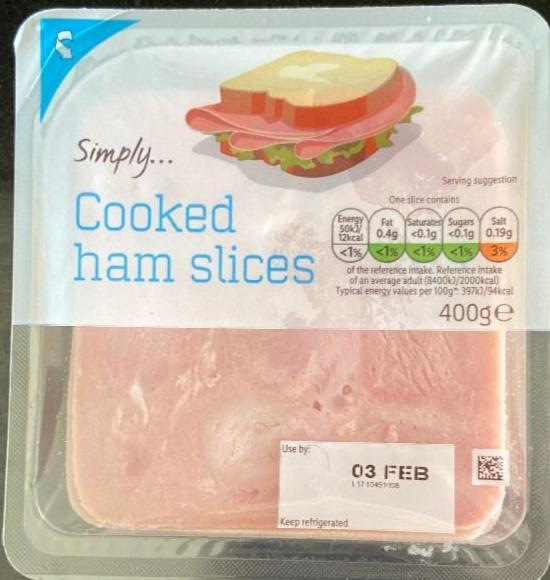 Фото - Cooked ham slices Simply