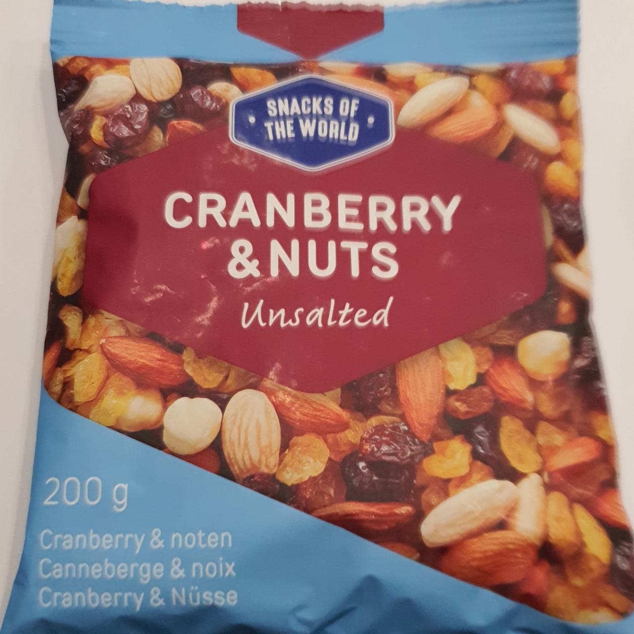 Фото - Cranberry&nuts unsalted Snacks of the world