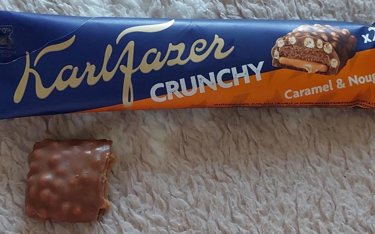 Фото - Karl Fazer crunchy caramel & nougat