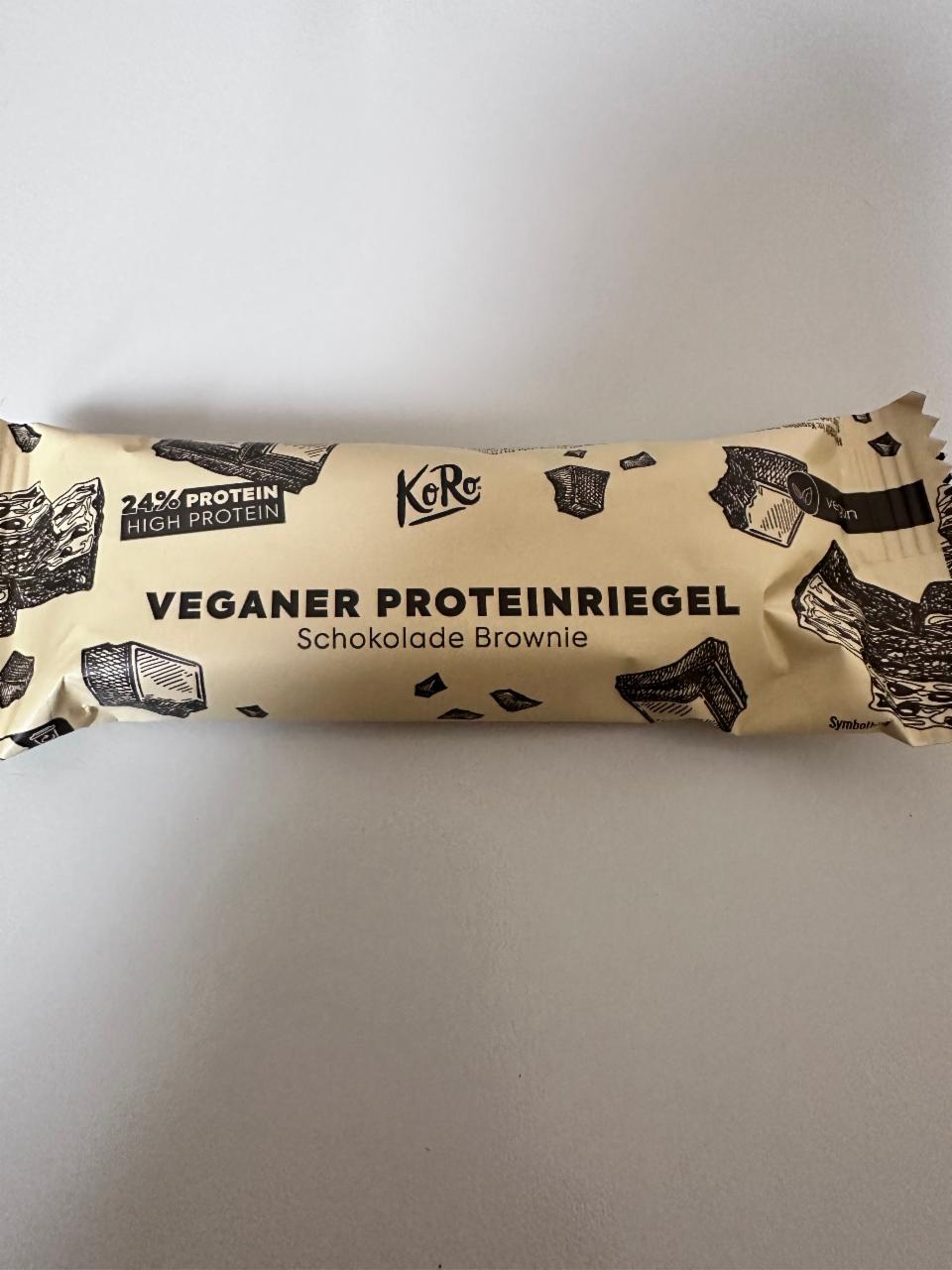 Фото - Veganer Proteinriegel Schokolade Brownie KoRo