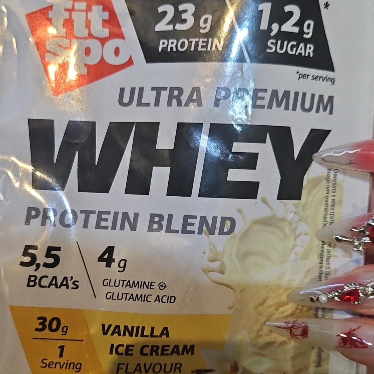 Фото - Whey protein blend vanilla ice flavour Fit Spo