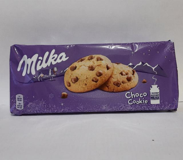 Фото - Печенье с кусочками молочного шоколада Choco Cookie Milka