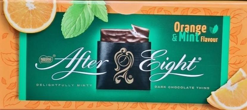 Фото - Шоколад черный со вкусом апельсина и мяты Orange & Mint Flavour After Eight Nestle