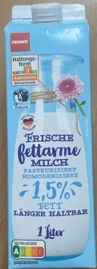 Фото - Frische bettarme milch 1.5% Penny