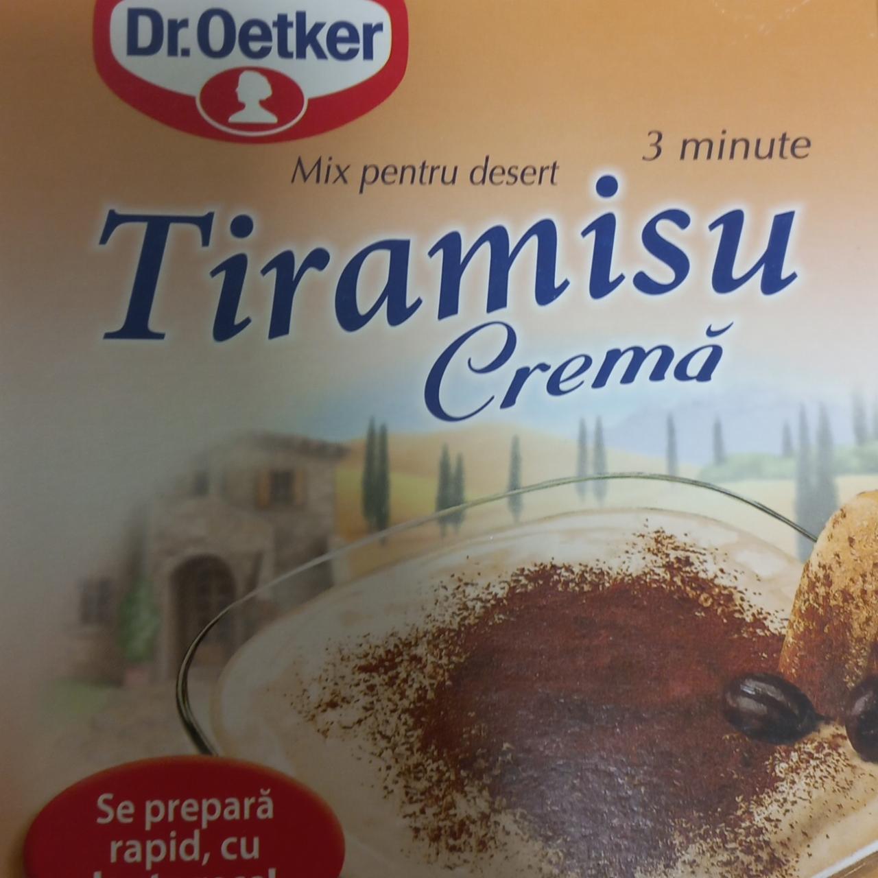 Фото - Смесь сухая для приготовления десерта Tiramisu Crema Dr.Oetker