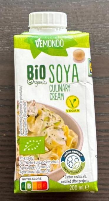 Фото - Bio organic soya culinary cream Vemondo