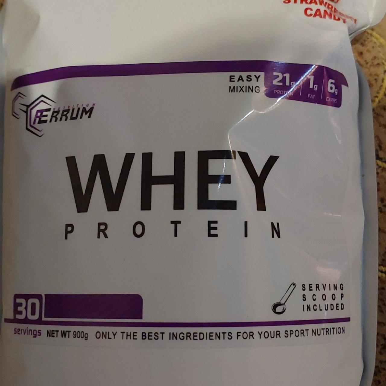 Фото - Whey protein strawberry candy Ferrum Nutrition