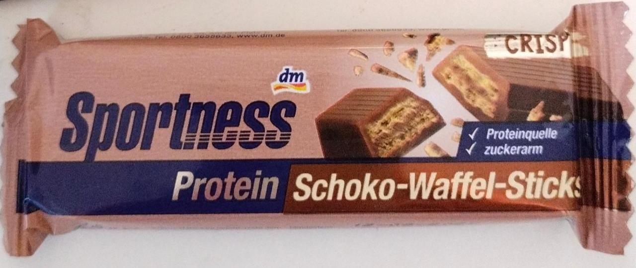 Фото - Protein schoko waffel sticks Sportness dm