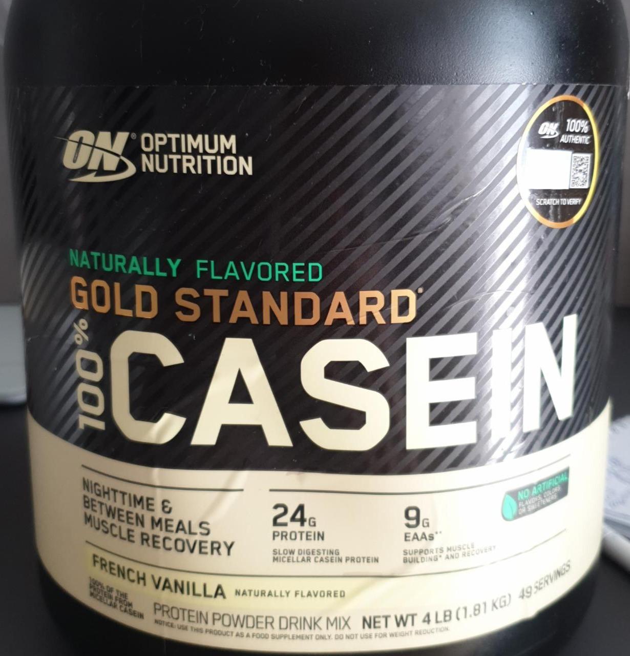 Фото - Протеин 100% Natural Casein Protein Vanilla Optimum Nutrition