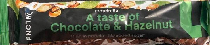 Фото - Protein bar a taste of chocolate&hazelnut FNCTNL