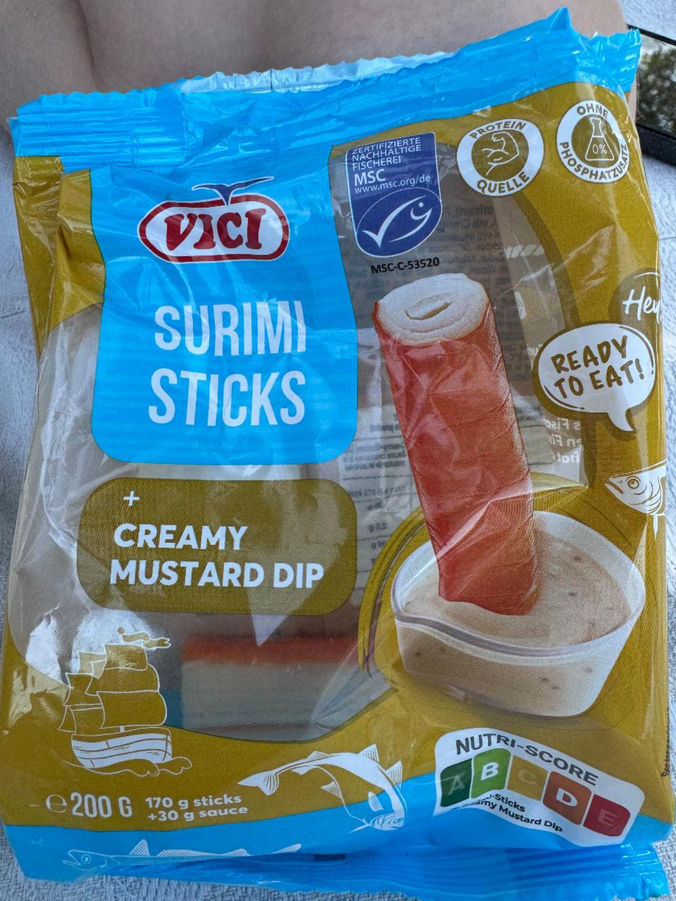 Фото - Surimi sticks+Creamy mustard dip Vici