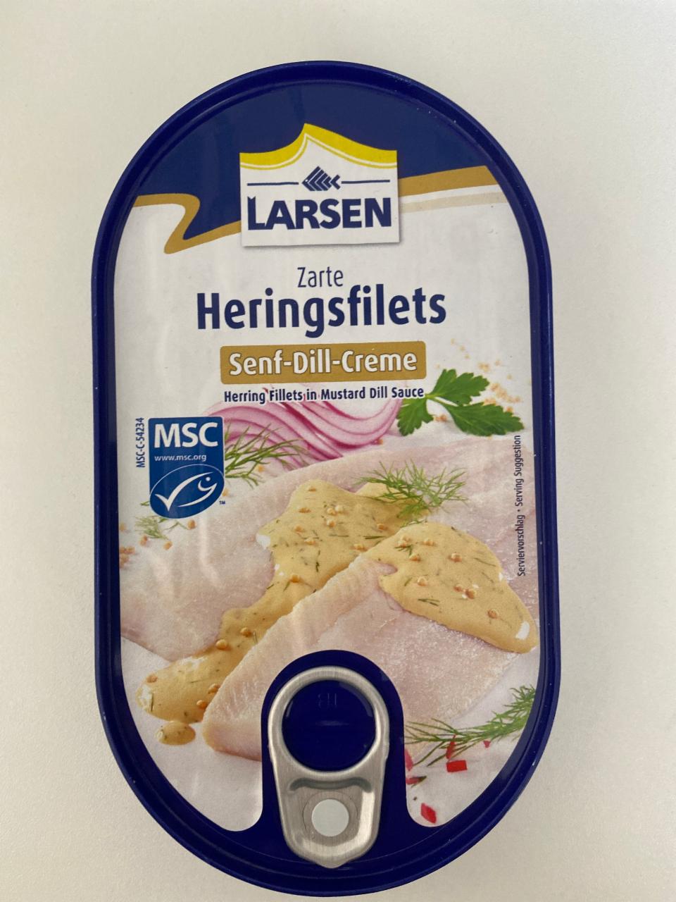 Фото - Zarte Herungsfilets Senf-Dill-Creme Larsen