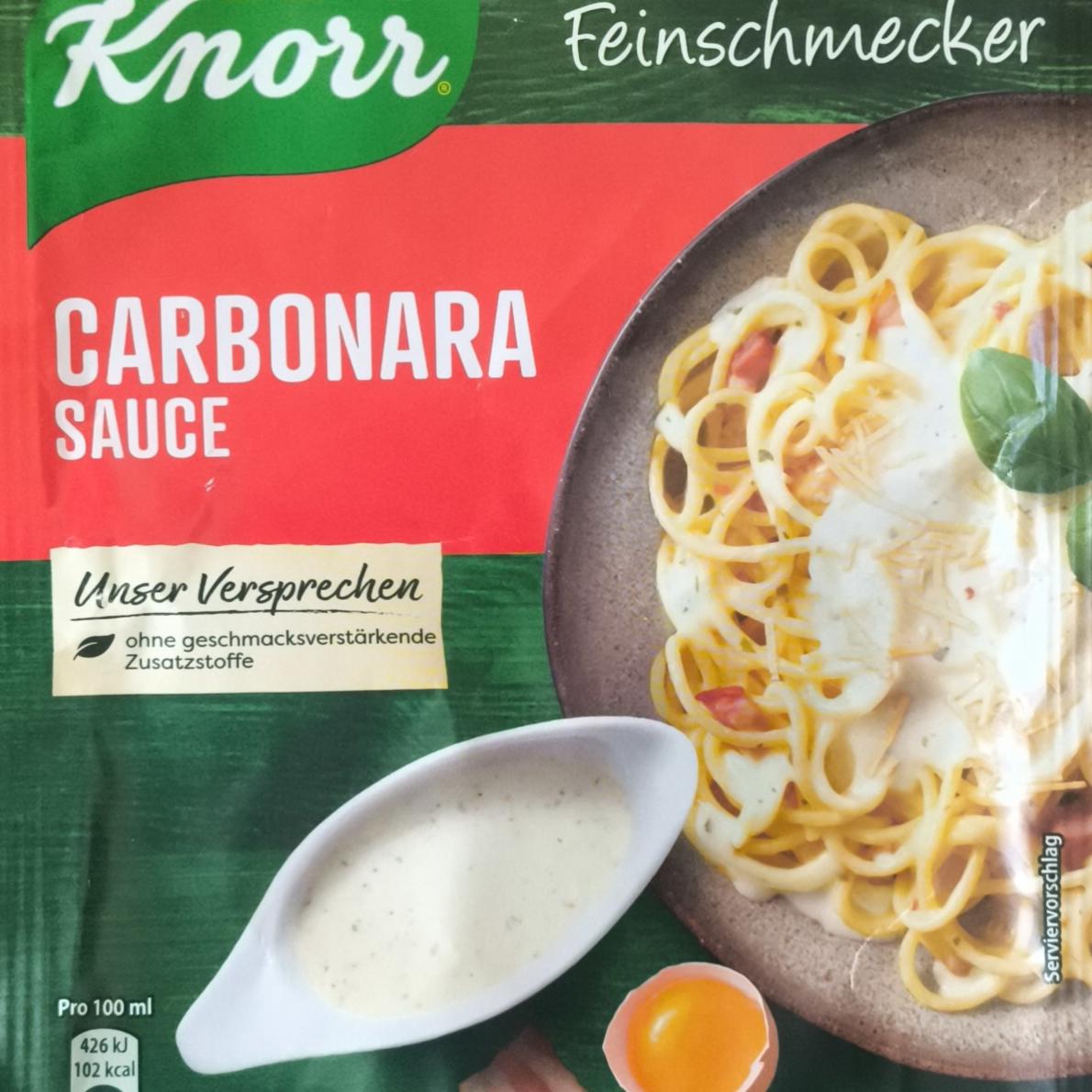 Фото - Carbonara Sauce Knorr