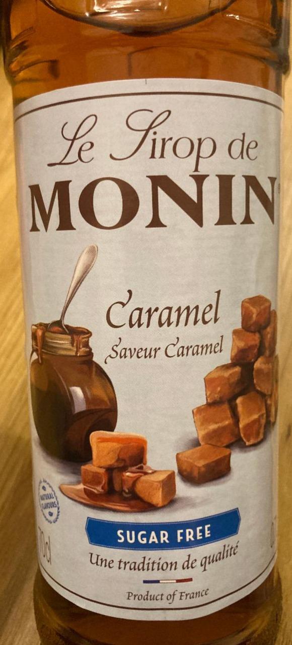 Фото - Le sirop de saveur caramel Monin