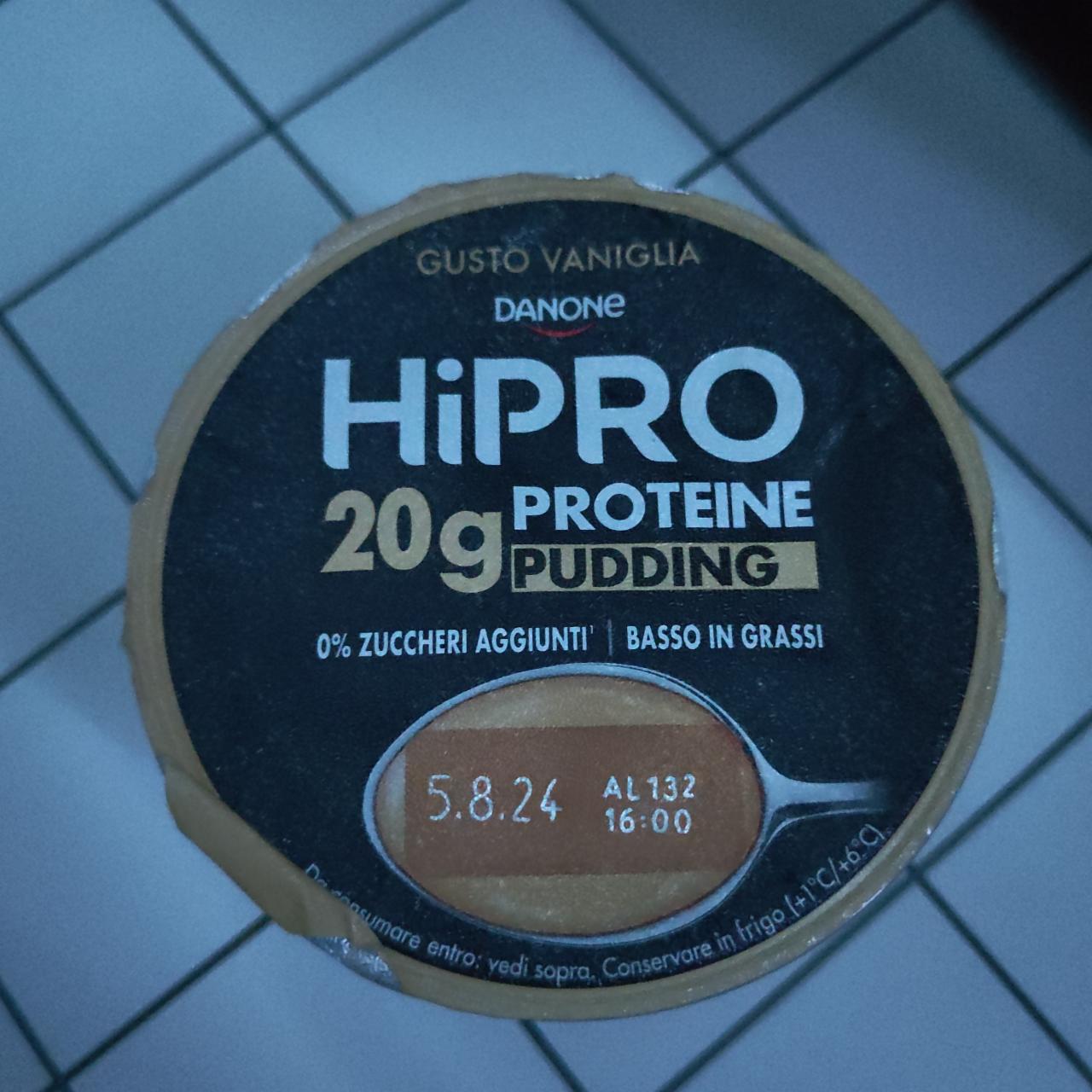 Фото - HiPRO Proteine Pudding Gusto Vaniglia Danone