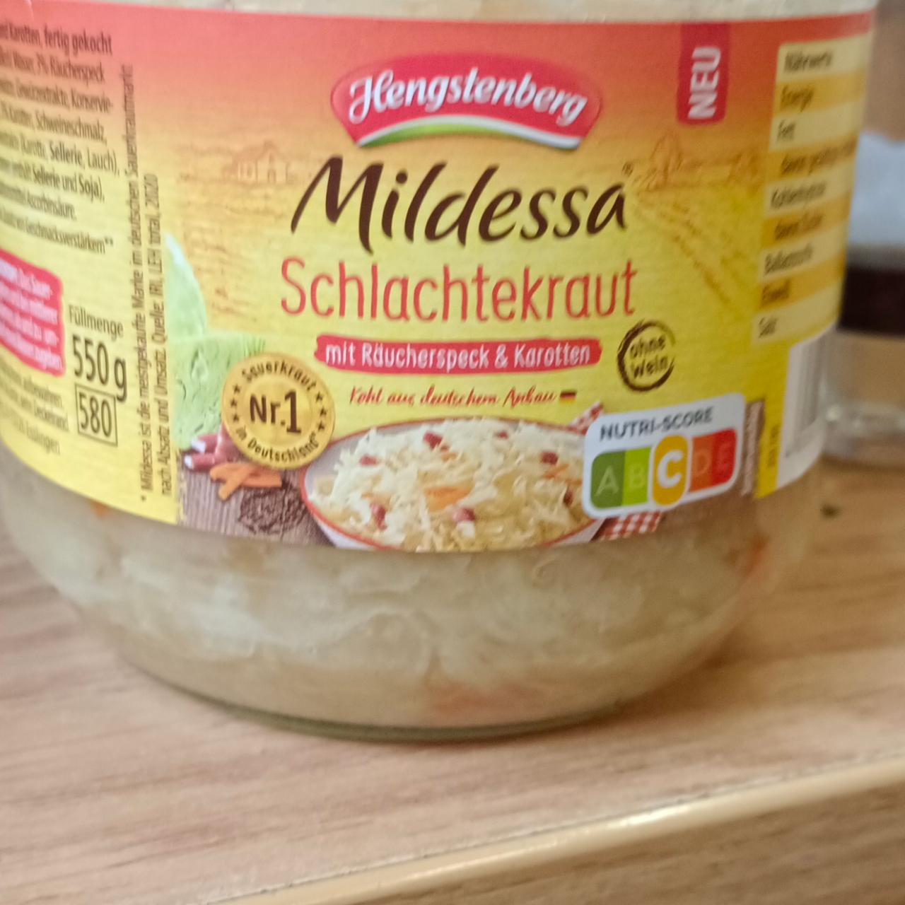 Фото - Schlachtekraut mit Karotten & Räucherspeck Hengstenberg-Mildessa