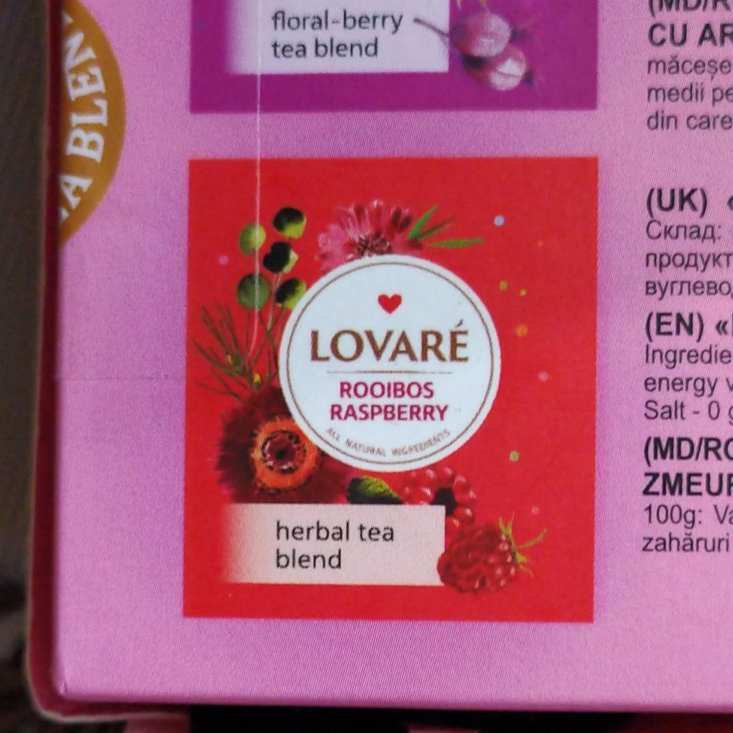 Фото - Чай Rooibos Raspberry Lovare