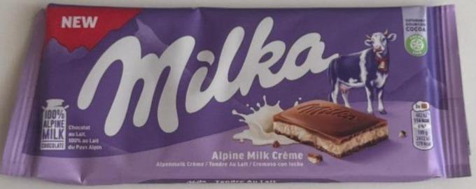 Фото - Chocolate milk alpine melk crème Milka