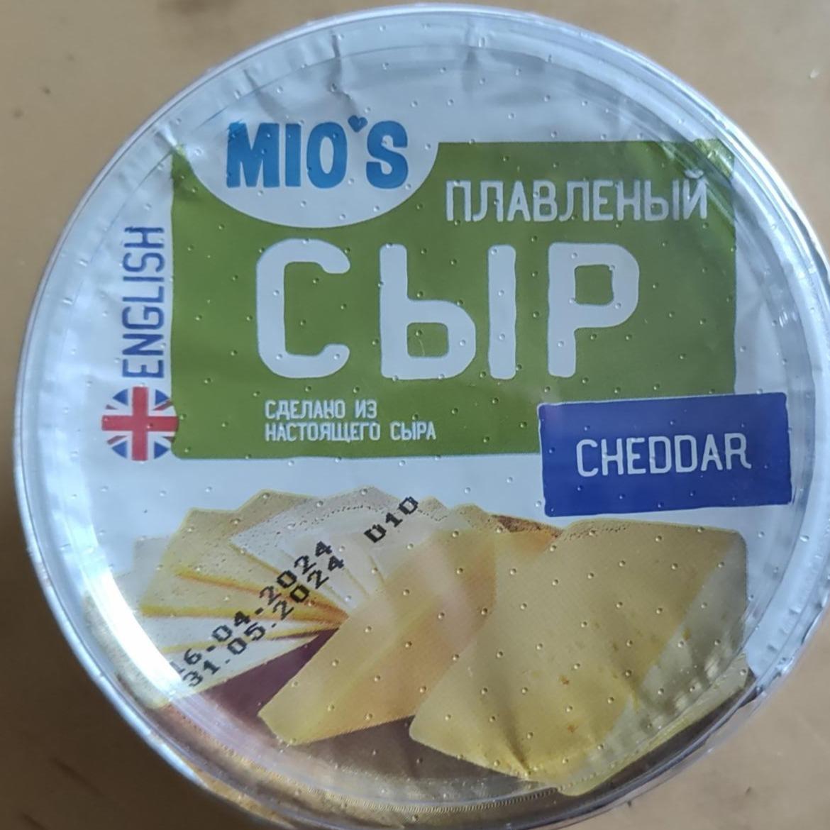 Фото - Сыр плавленный Cheddar Mio's