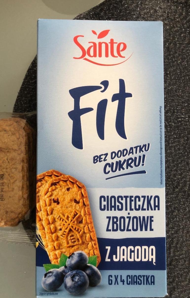 Фото - Fit Blueberry Cereal Biscuits Sante