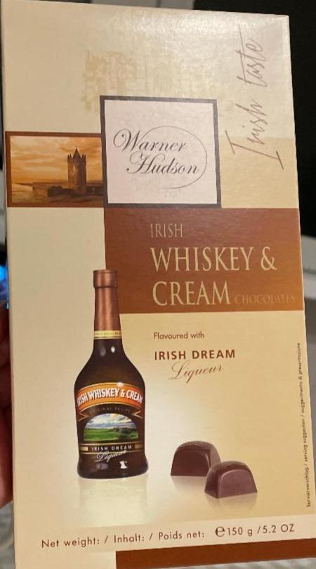 Фото - конфеты ирландский виски и сливки Irish Whiskey & Cream Warner Hudson