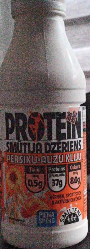 Фото - Protein smūtija dzēriens persiku-auzu kliju Smiltene