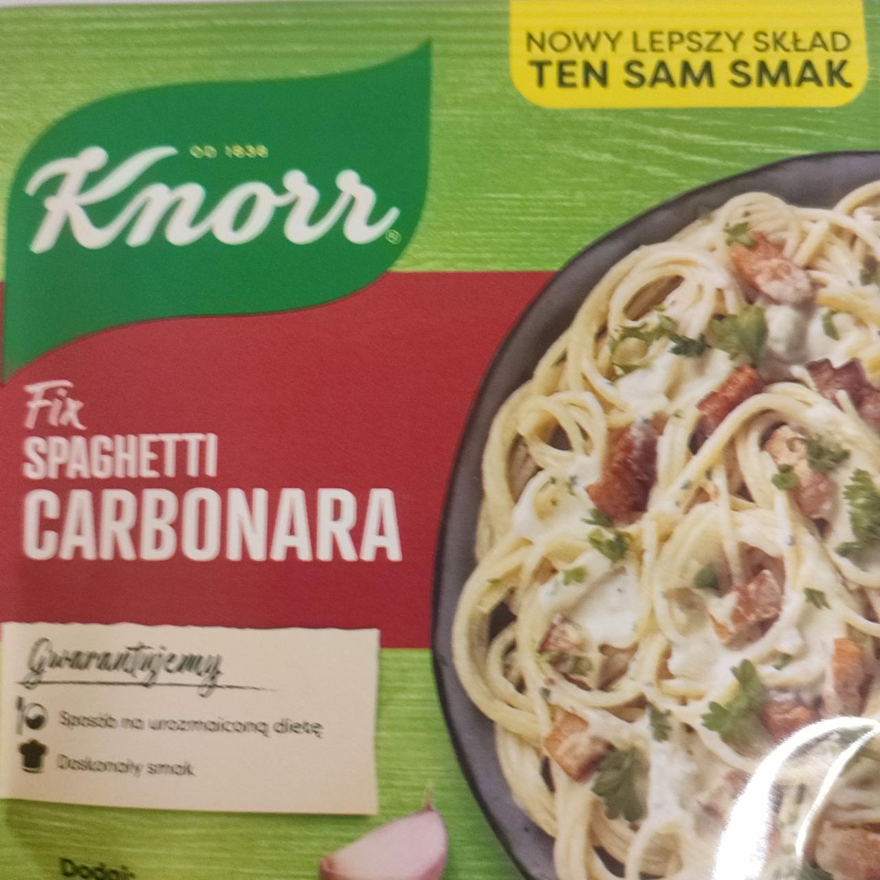 Фото - Fix Spaghetti alla Carbonara Knorr