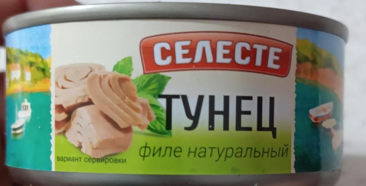 Фото - Тунец филе натуральный Селесте