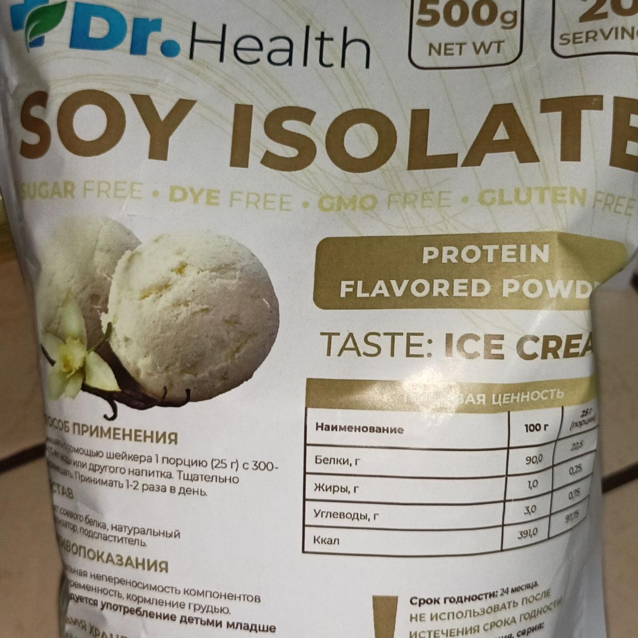 Фото - Soy isolate protein flavour ice cream Dr. Health