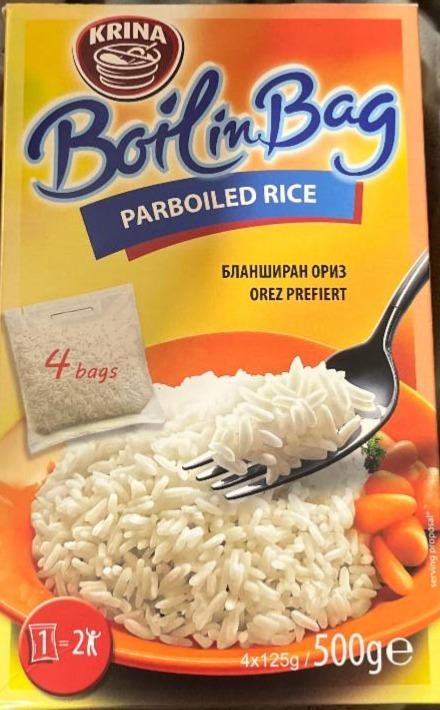 Фото - Boil in bag parboiled rice Krina