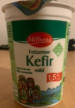 Фото - Kefir fettarmer midl 1.5% Milbona