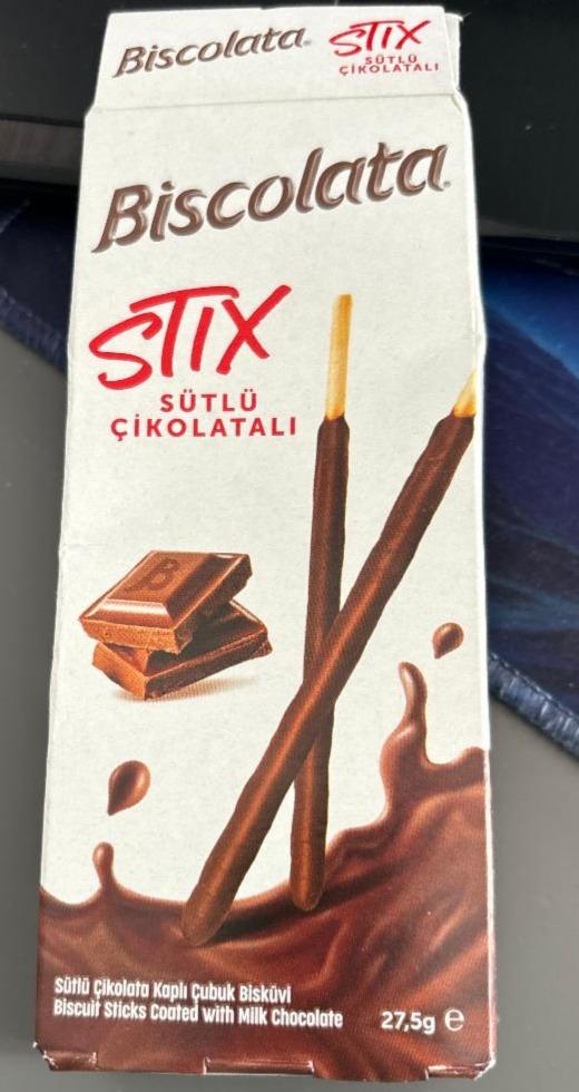 Фото - Пшеничные палочки в шоколаде Stix Biscolata