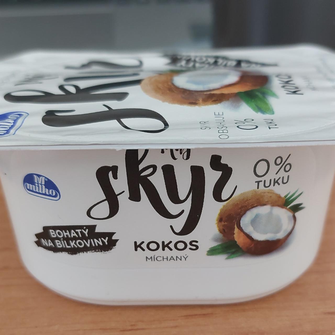 Фото - Můj Skyr kokos 0% tuku Milko