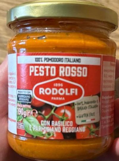 Фото - Pesto Rosso con basilico Rodolfi