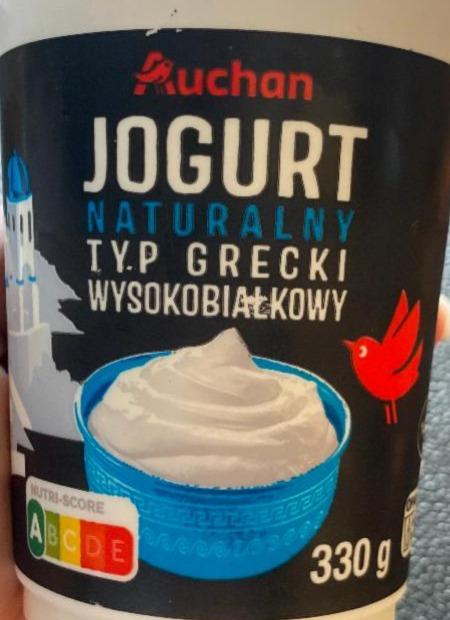 Фото - Jogurt naturalny typ grecki wysokobiałkowy Auchan