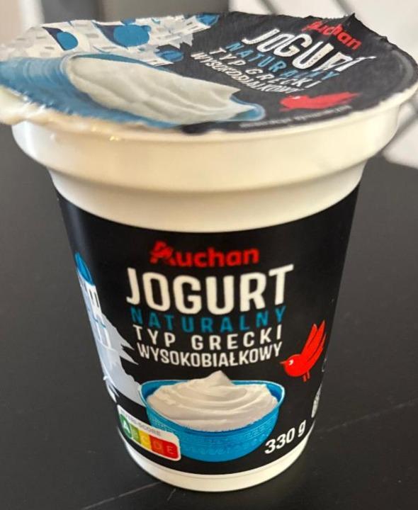 Фото - Jogurt naturalny typ grecki wysokobiałkowy Auchan