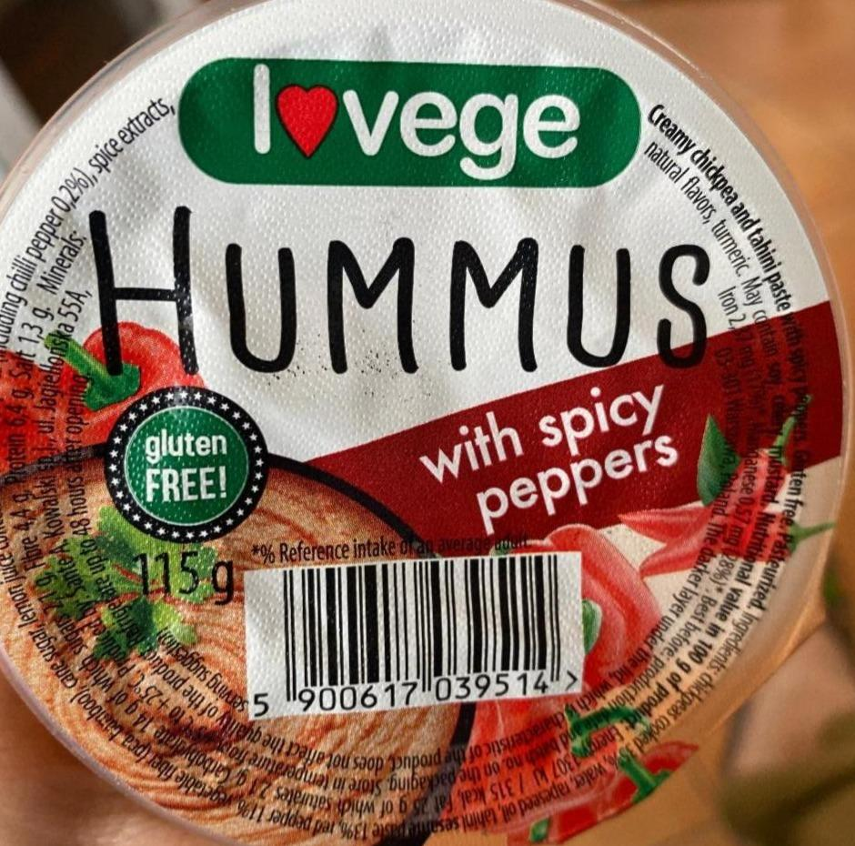 Фото - Hummus z papryka na ostro Lovege