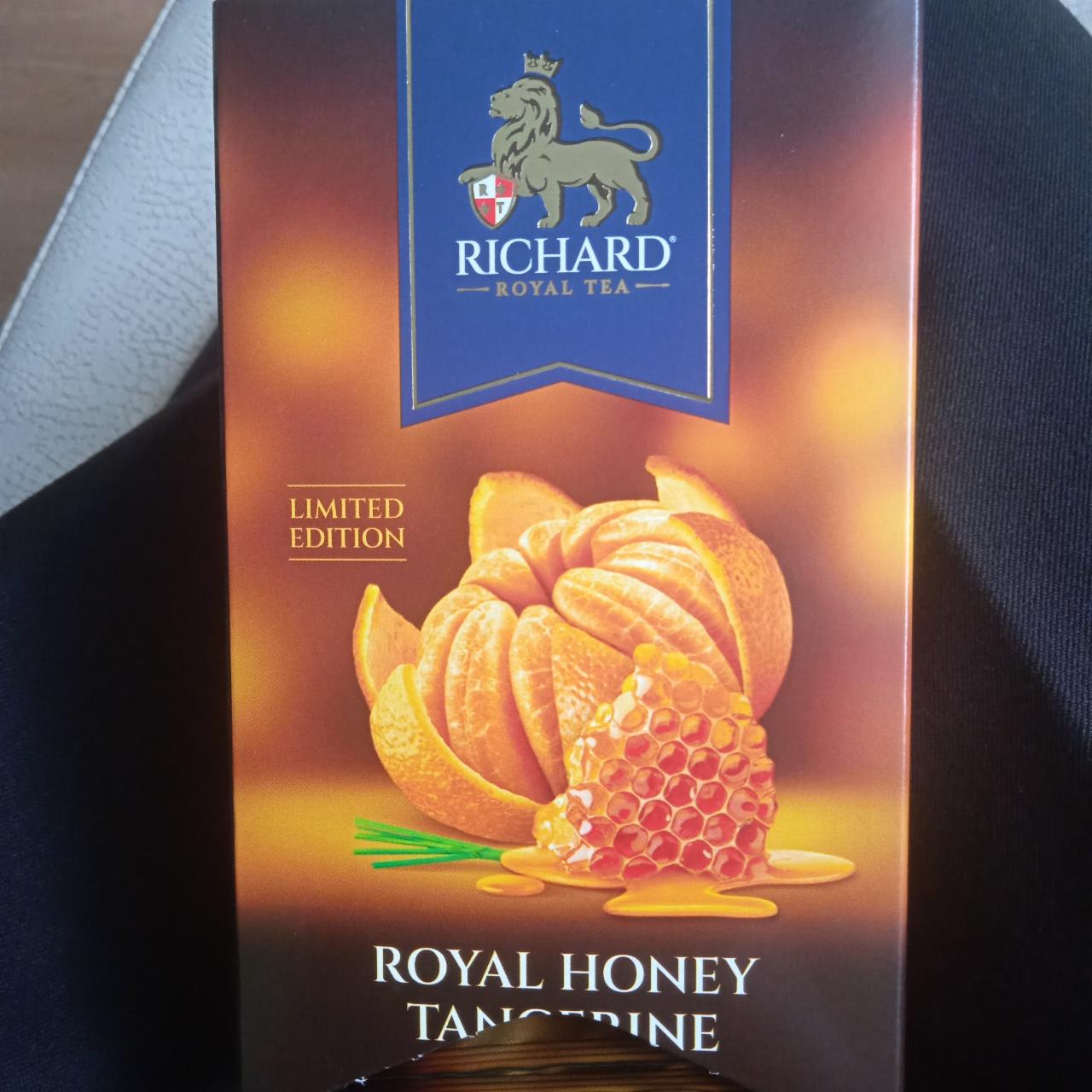 Фото - Чёрный чай Richard Royal Honey Tangerine