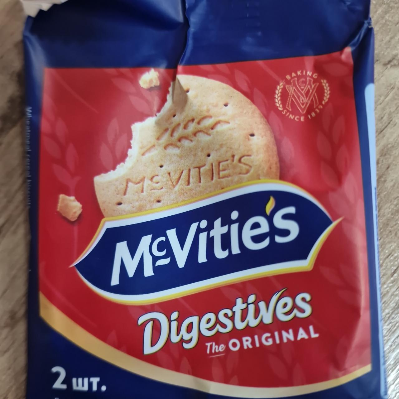 Фото - печенье Digestives из цельнозерновых злаков McVitie's