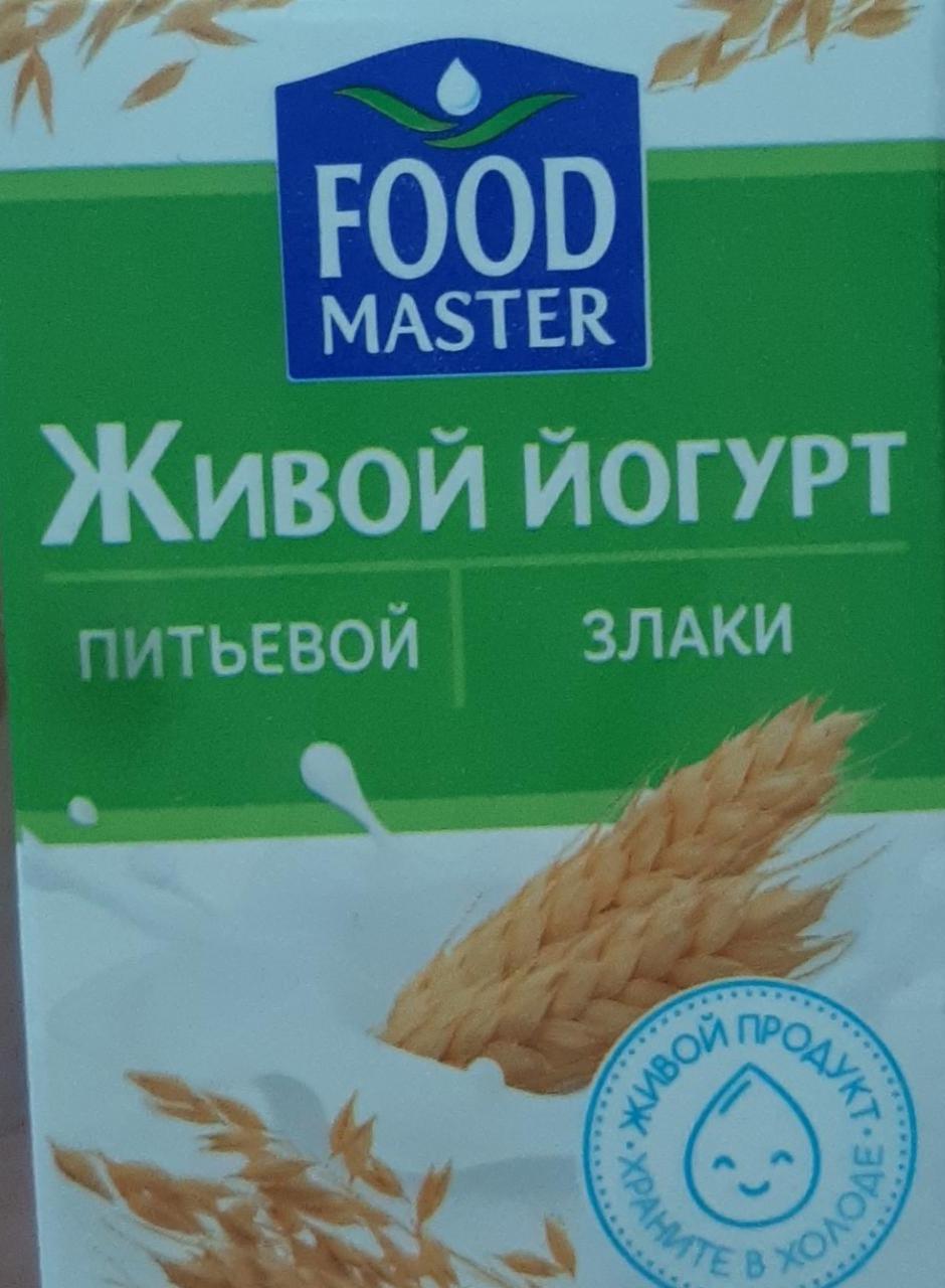 Фото - Живой йогурт питьевой злаки FOOD Master