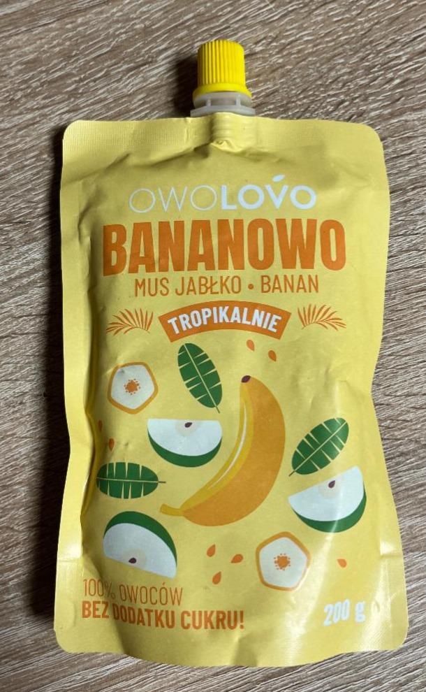 Фото - Bananowo Mus jabłko-banan Owolovo