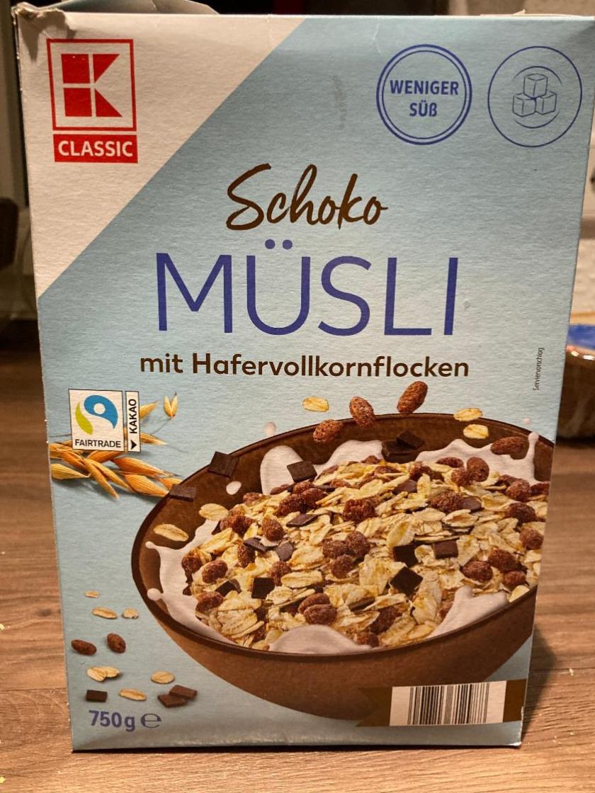 Фото - Schoko müsli mit hafervollkornflocken K-Classic