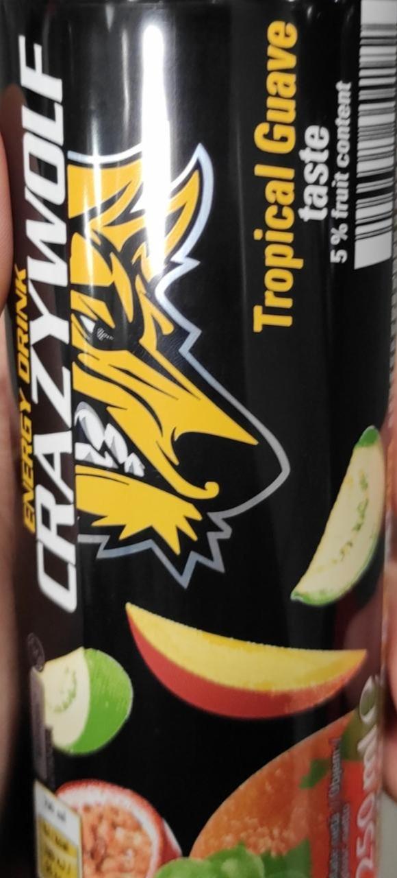 Фото - Energy drink tropical guave taste Crazy Wolf