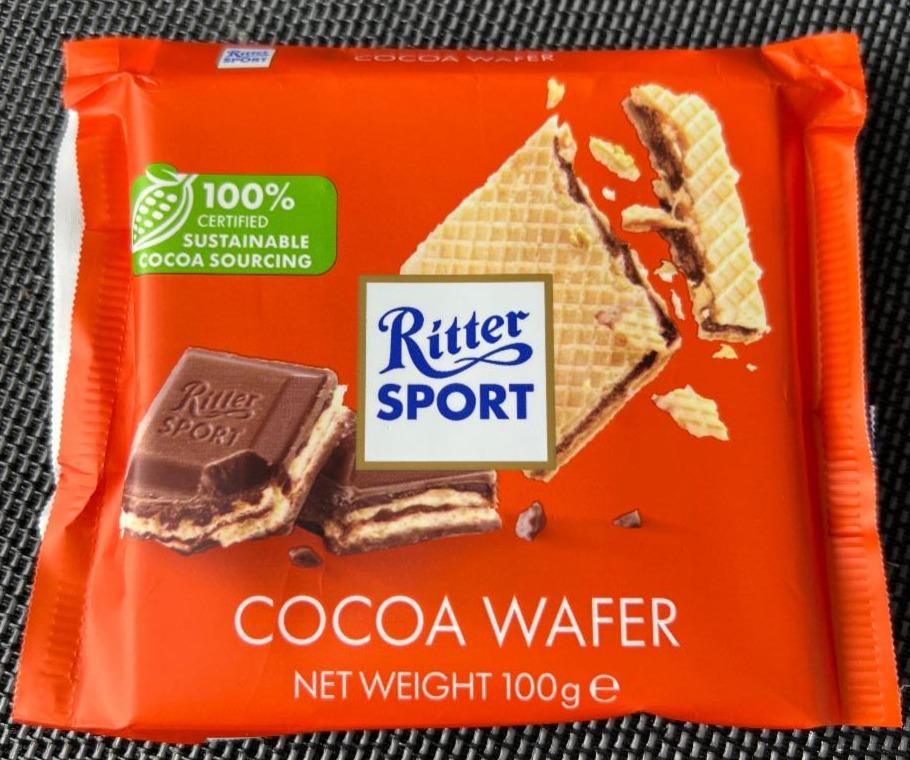 Фото - Шоколад молочный с вафлей и какао Ritter Sport Waffel