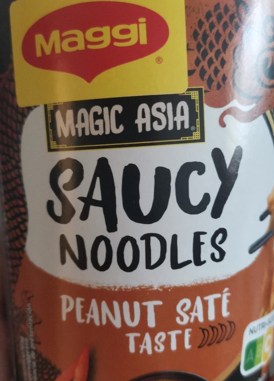 Фото - Saucy noodles peanut saté taste Maggi