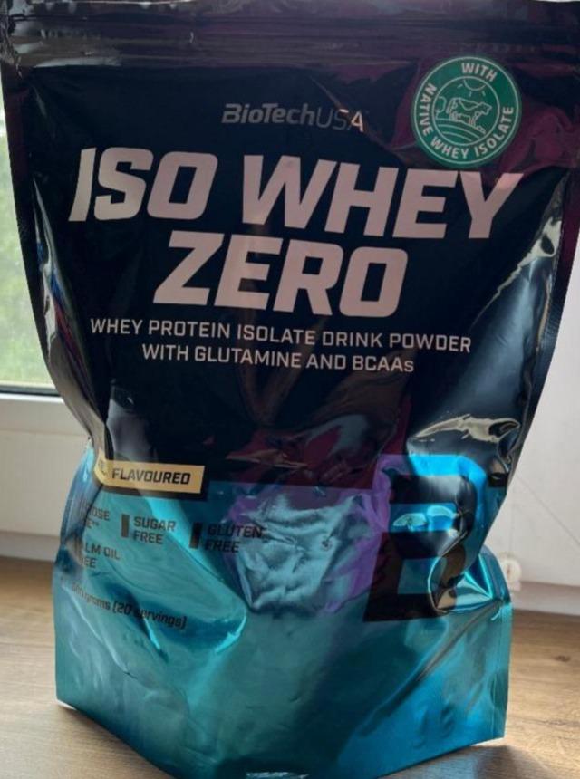 Фото - Iso whey zero vanilla flavoured BioTechUSA