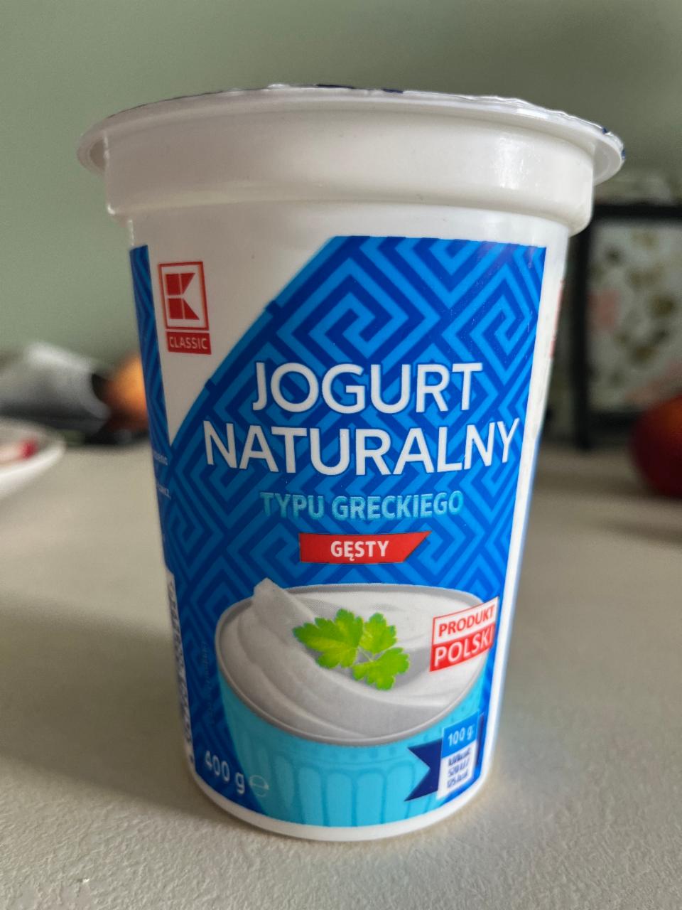 Фото - Йогурт натуральный Jogurt naturalny typu greckiego K-Classic