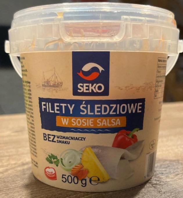 Фото - Filety śledziowe w sosie salsa Seko