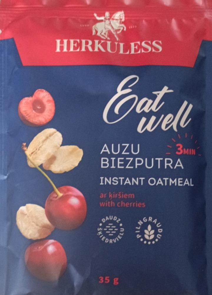 Фото - Auzu biezputra instant oatmeal Eat Well Herkuless