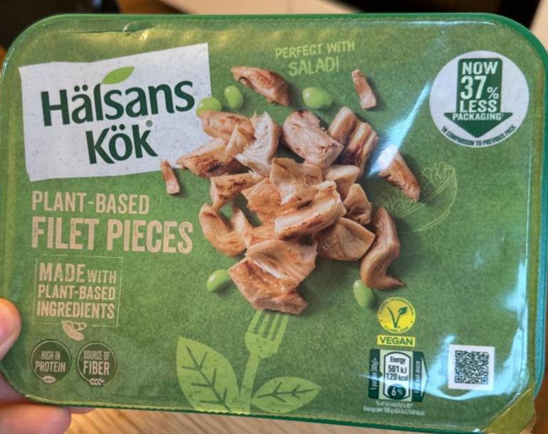 Фото - Соевое мясо филе кусочки filet pieces vegan Hälsans Kök